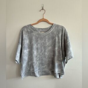 Aerie Gray Tie-Dye Women's Top